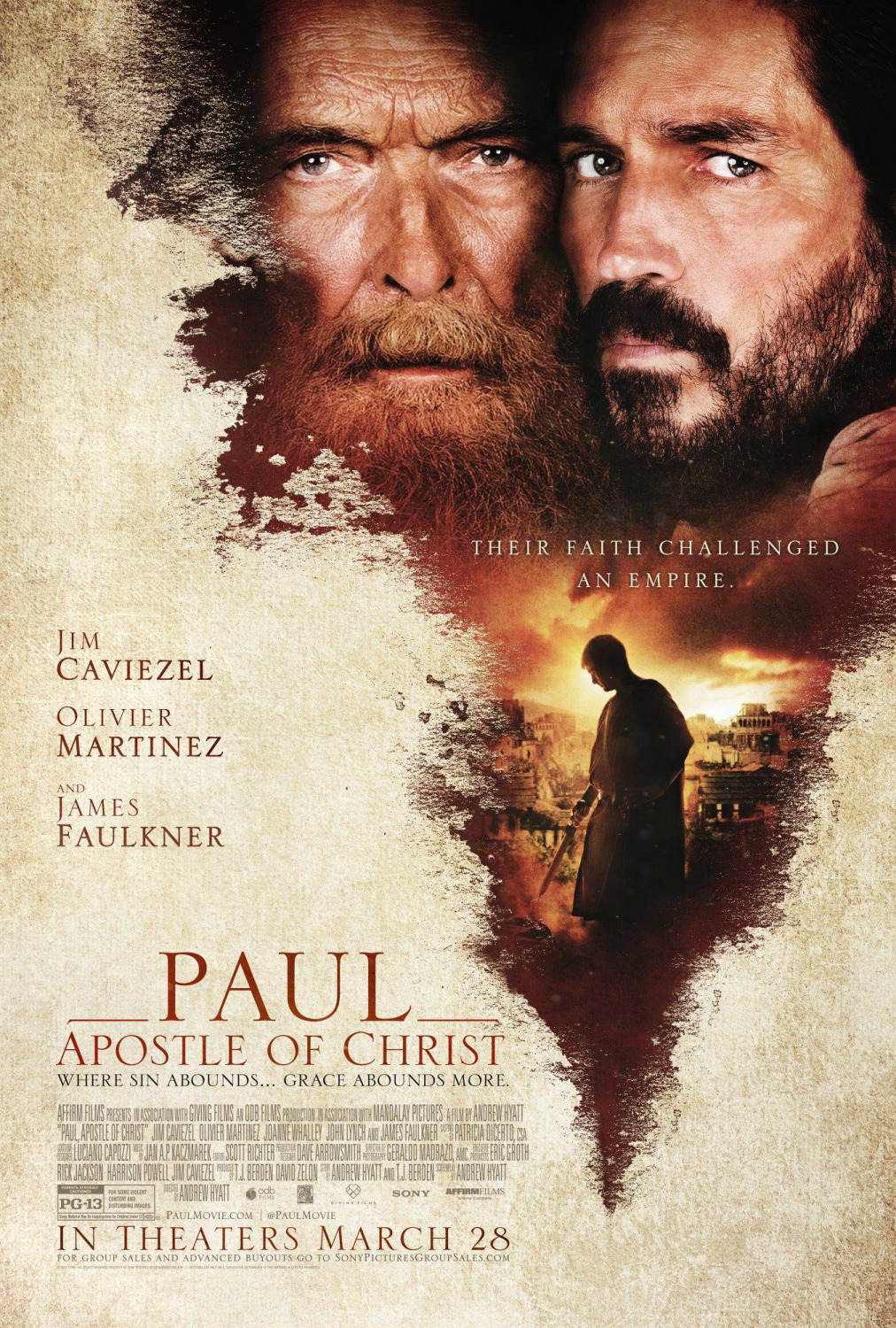 Paul, sứ đồ của chúa Kito (Paul, Apostle of Christ) [2018]